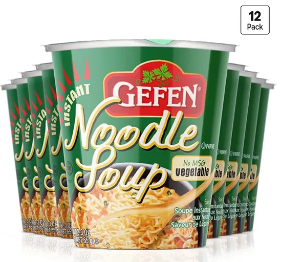 Gefen Instant Noodle Soup Vegetable — kosher instant noodle soup