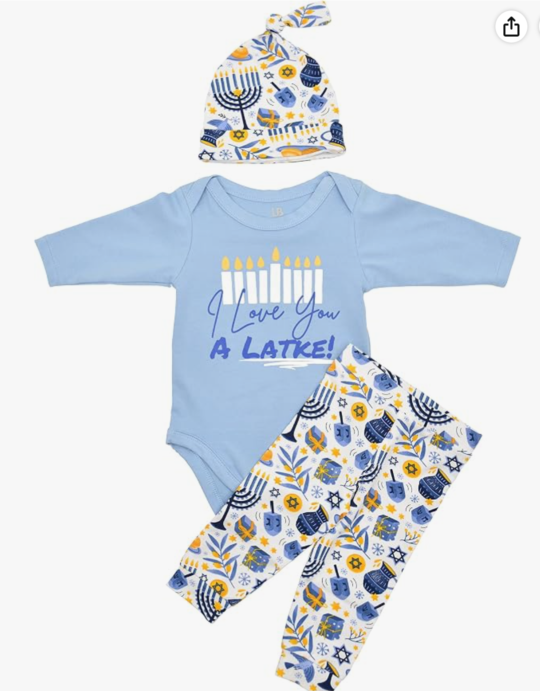Hanukkah Baby Outfit — Hanukkah outfit for babies