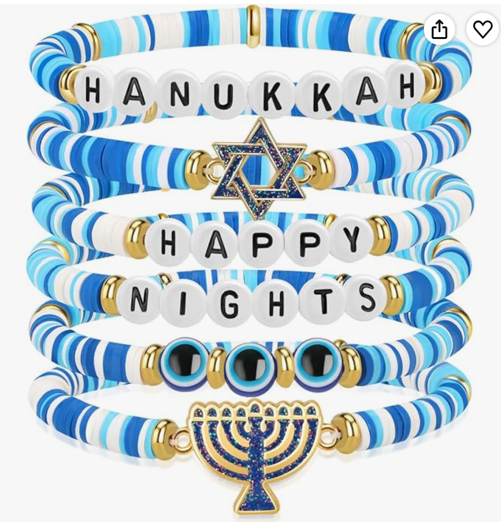Hanukkah Bracelets for Women — Hanukkah jewelry