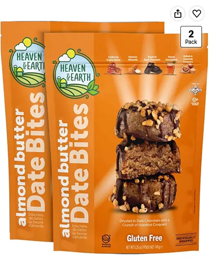 Heaven & Earth Chocolate Covered Date Bites — kosher for Passover chocolate date snack