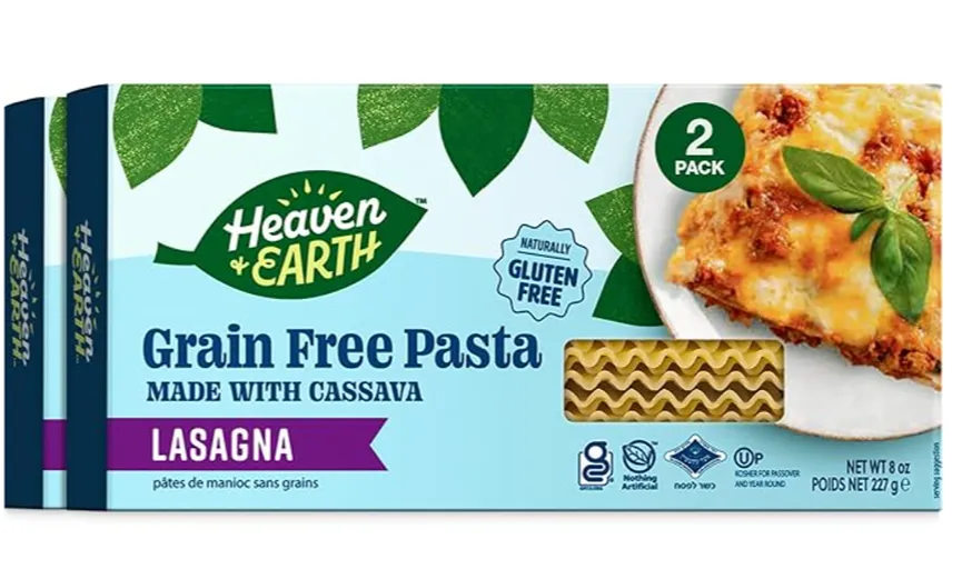 Heaven & Earth Grain-Free Pasta Lasagna — kosher for Passover pasta