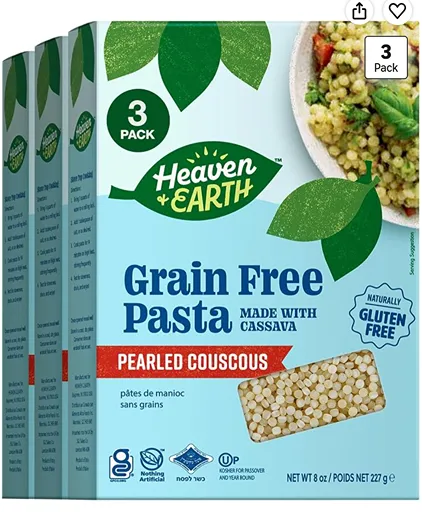 Heaven & Earth Grain-Free Pearled Couscous — kosher for Passover pasta