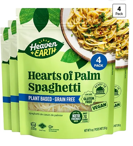 Heaven & Earth Hearts of Palm Spaghetti — kosher for Passover pasta