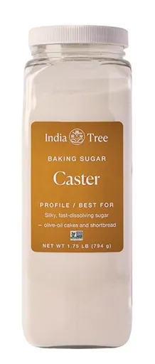 India Tree Superfine Caster Sugar — kosher baking sugar for meringues and sponges