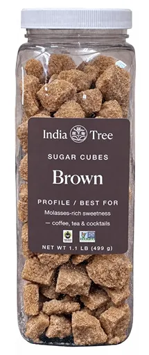 India Tree Unrefined Brown Sugar Cubes from Mauritius — kosher sugar cubes