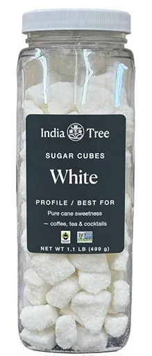 India Tree White Sugar Cubes from Mauritius — kosher sugar cubes for tea and coffee