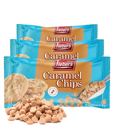 Liebers Real Caramel Baking Chips — kosher caramel chips for baking