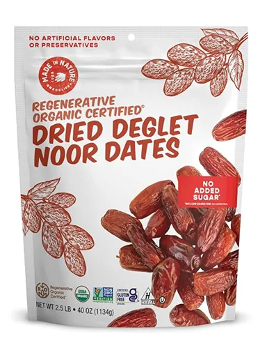 Made In Nature Organic Deglet Noor Dates — dates for Tu Bishvat