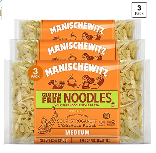 Manischewitz Gluten-Free Medium Noodles — kosher for Passover pasta