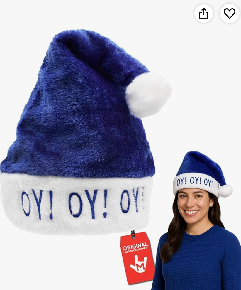 Nicky Bigs Novelties Hanukkah Hat — novelty Hanukkah hat