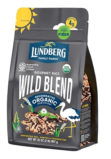 Lundberg Organic Certified Wild Blend Rice — kosher rice side dish