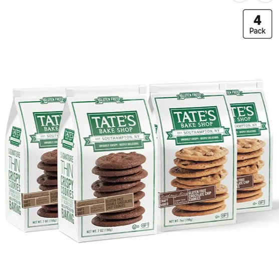 Tate’s Bake Shop Gluten Free Cookies Variety Pack — kosher gluten free cookie sampler