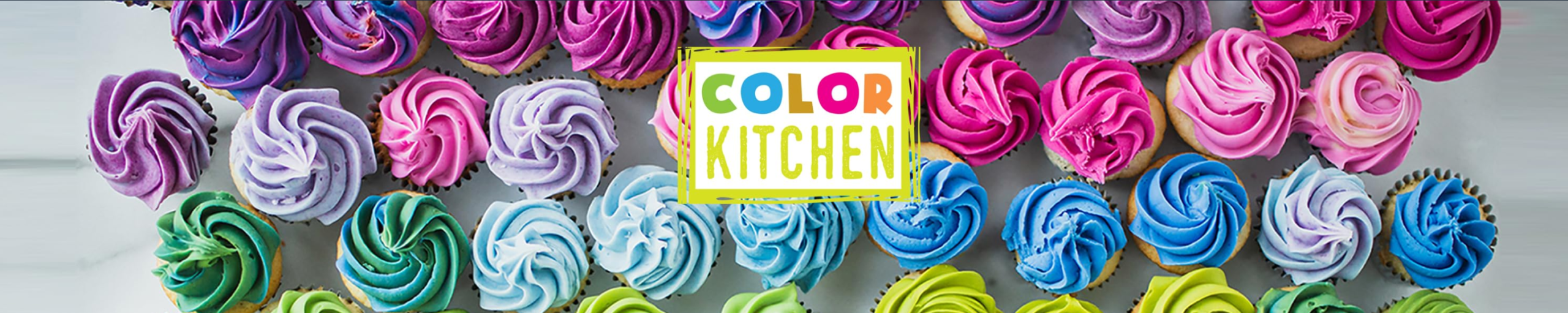 The Color Kitchen store banner — sprinkles and baking ingredients on Amazon