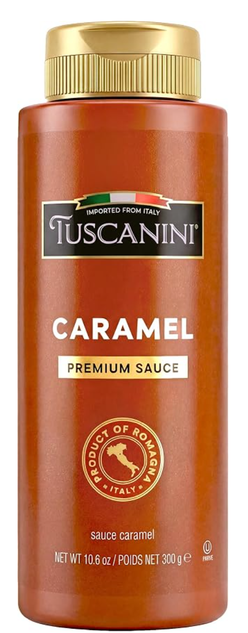 Tuscanini Italian Premium Caramel Sauce — dessert sauce for Hanukkah donuts