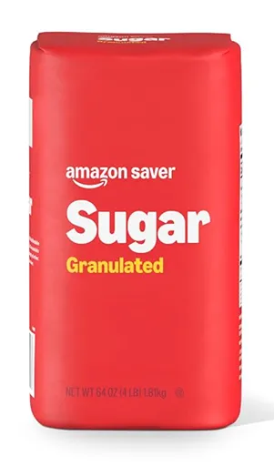 Amazon Grocery Granulated White Sugar — kosher baking sugar