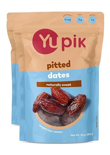 Yupik Pitted Deglet Nour Dates — kosher pitted dates for snacking and baking