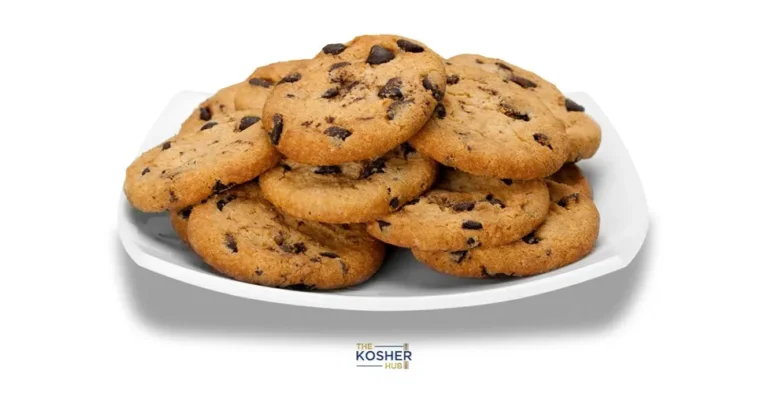 plate of chocolate chip cookies