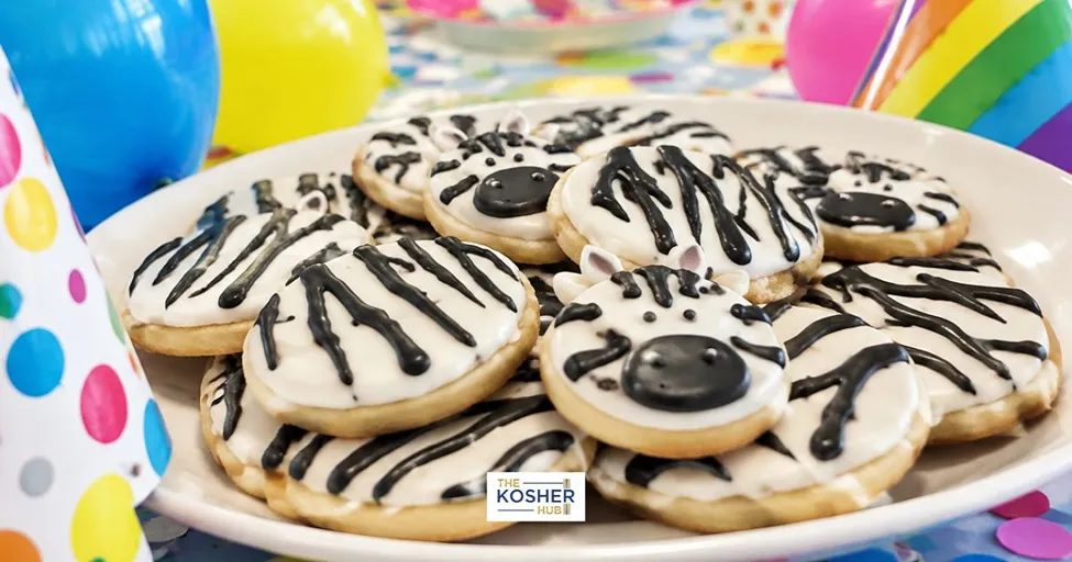 zebra cookies